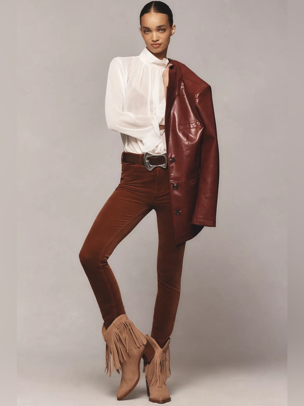 Pilcro Corduroy High-Rise Skinny Jeans - Picture 2 of 5